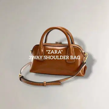 새상품급 'ZARA' 3way 숄더백 브라운