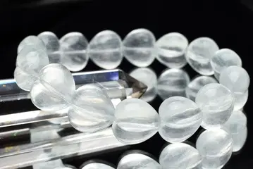 미국산 그린 플로라이트 15x14.5-15mm 하트 팔찌