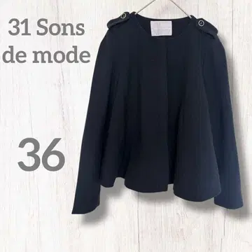 31 Sons de mode 노카라 자켓 블랙 [ 36 ]
