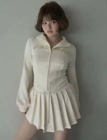 andmary Lace logo set up ivory 정품