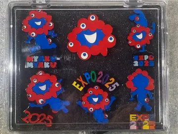 간사이 만박 2025 미야쿠미야쿠 핀 배지 6개 세트 미개봉 새상품