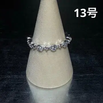 빈티지 패션 반지 실버 13호 크리스탈 이터니티 고급