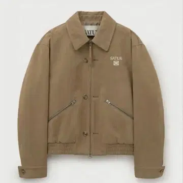 satur 브라운 자켓