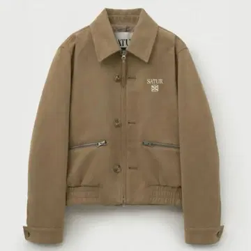 satur 브라운 자켓