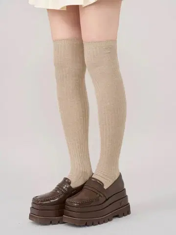 다리치 Darich DD 로고 니하이 삭스 베이지