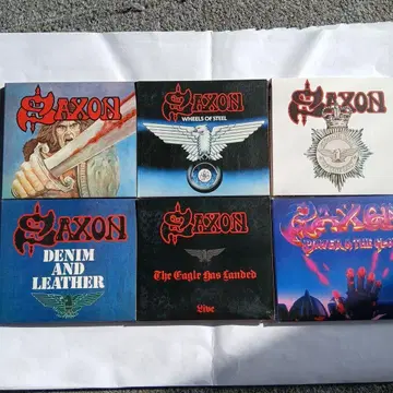 Saxon CD 컬렉션 6장 세트