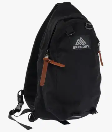 GREGORY 블랙 슬링백