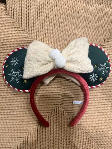 Disney Christmas 미키 귀 머리띠 2025