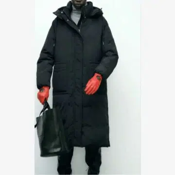 미사용 ZARA 롱 다운 (충전솜)