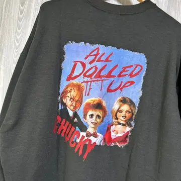 [ 새상품 3L ]  차일드 플레이 처키 트레이닝복 맨투맨 빅 사이즈