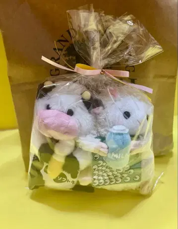 코이와이 농장 소프트 소 밀키 양 봉제 인형 세트