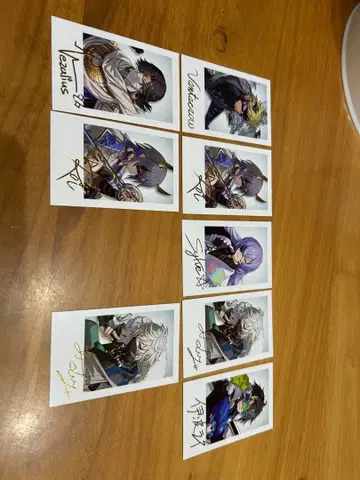 니지산지 히어로즈 랜덤 폴라로이드풍 카드 금박 세트