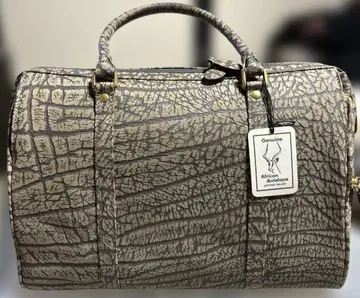 아프리카 영양 천연 가죽 보스턴 백