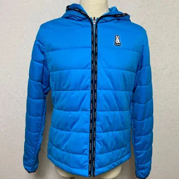 archvivo 후드 부착 퀼팅 자켓 파랑