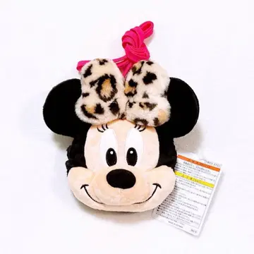 디즈니 미니 레오파드 무늬 표범 무늬 코인 케이스