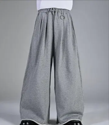 ADER 그레이 스웨트 팬츠