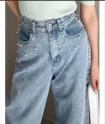 MERCURY DUO 펄 데님 팬츠