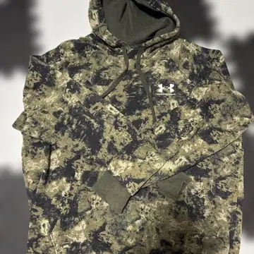 Under Armour 카모 패턴 플리스 후드티 LG