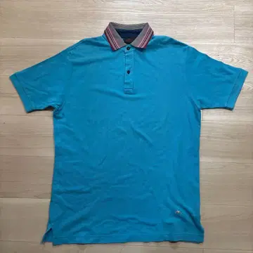 ETRO 에트로 스카이블루 스트라이프 옷깃 이탈리아제