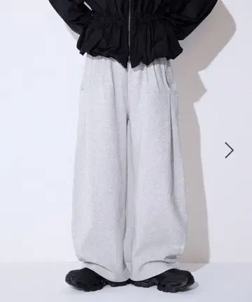 JEANASIS [WEB 한정판 S 사이즈] 맨투맨 코쿤 턱 팬츠