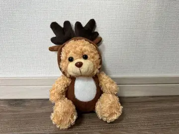 [ 새상품급 ] MAKS 루돌프 베어 크리스마스 봉제 인형 곰 테디베어