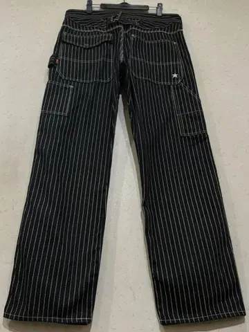 VANSON 신치 벨트 워배시 페인터 데님 팬츠