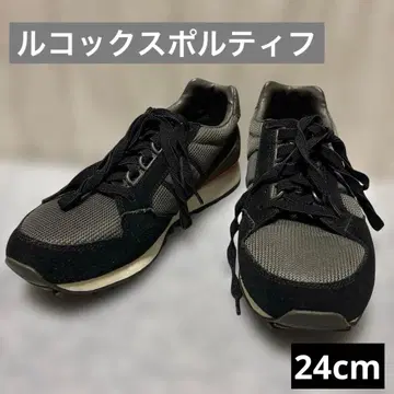 르꼬끄 스포르티브 스니커즈 24cm 블랙 그레이 여성용