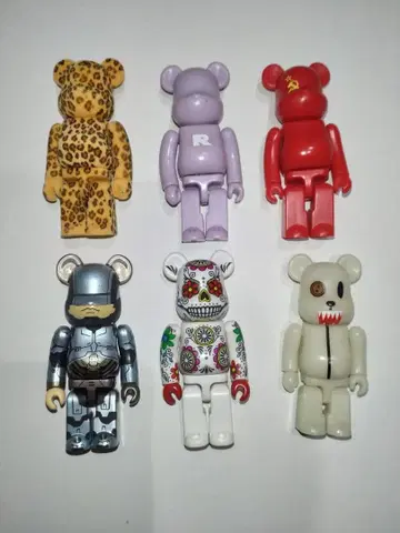 베어브릭 6체 스컬 버스터 군