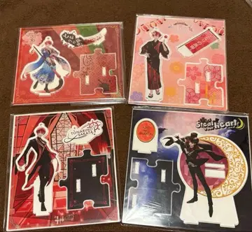 우라시마사카타센 아크릴 스탠드 토나리노 사카타. 등신 4개 세트