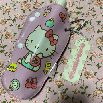 산리오 헬로키티 접이식 우산 핑크 케이스 포함 레트로