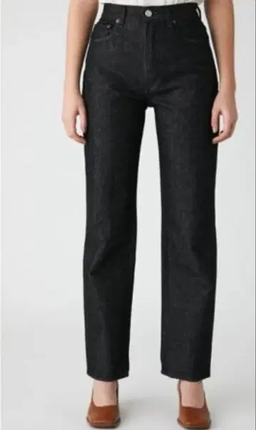 moussy PLAIN JEANS BLK STRAIGHT