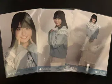 증전삼리음 노기자카46 카라 부착 코디 브로마이드 3종 컴프 2