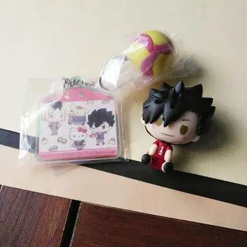 하이큐 쿠로오 테츠로 쵸코놋코 MIKASA 배구 스트랩 가챠