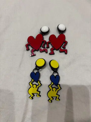 키스 해링 SLY 콜라보 귀찌 세트