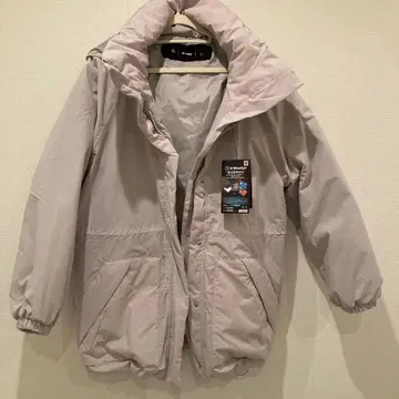 여성용 방수 기능이 있는 라이트 그레이 다운 자켓