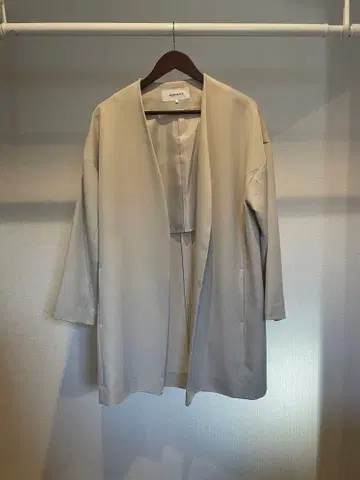 JEANASIS 베이지 노카라 코트