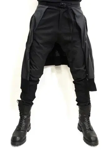 JULIUS 새틴 스트레치 슬림 팬츠 (자켓 없음)