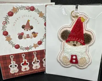 도쿄 디즈니 리조트 크리스마스 릴린린 키체인 (빨간색)