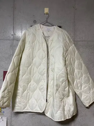 MONO-MART 아이보리 퀼팅 자켓 L