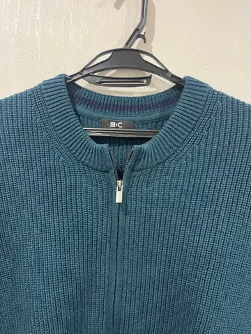 UNIQLO C 유니클로 크루넥 풀 집업 가디건 그린