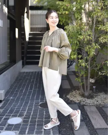 OURHOME 시원하게 입는 테이퍼드 팬츠