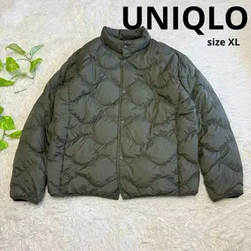 [ 유니클로 ] 컨디션 최상 울트라 라이트 다운 카키 XL 사이즈 남성용