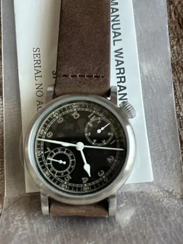 몬토르 로이 밀리터리 워치 TYPE A-7 블랙 다이얼