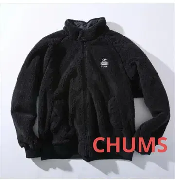 CHUMS 본딩 플리스 스윙탑 XL 블랙 카세키사이더