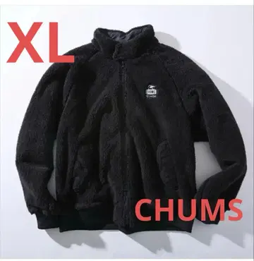 CHUMS 본딩 플리스 스윙탑 XL 블랙 카세키사이더