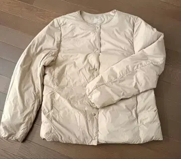무인양품 노카라 자켓 여성용 XL 베이지