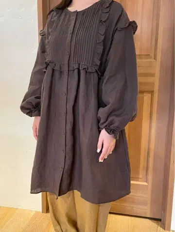 새상품/SamansaMos2 린넨 튜닉 블라우스