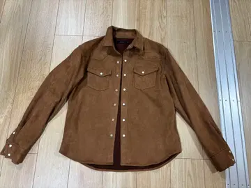 미사용 새상품 33 Degrees 스웨이드 셔츠