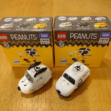 PEANUTS 75주년 기념 미니카 세트