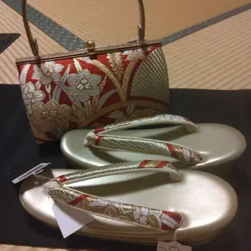 후리소데용 조리와 백 세트